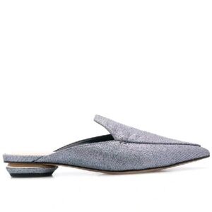 NICHOLAS KIRKWOOD Beya Flat Mules 18mm In Purple size 37